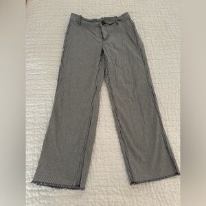 Vineyard Vines size 26 Mariner Stripe Crop Straight Leg Pants In Navy